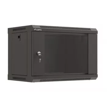 Wandmontierter Rack-Schrank LANBERG WF03-5306-10B 6U, 60 kg, Schlüsselschloss, schwarz