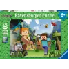 Puzzle XXL 100 Teile - Minecraft Ravensburger XXL 100-Teile-Puzzle mit Artwork aus Minecraft. Das Produkt ist für Kinder ab 6 Jahren bestimmt. Ravensburger ist der weltweit größte Puzzle-Hersteller und produziert seit über 120 Jahren Puzzles. Ravensburger Puzzles zeichnen sich durch eine spezielle, entspiegelte Oberfläche aus und werden aus patentierter, dicker Pappe mit einer…