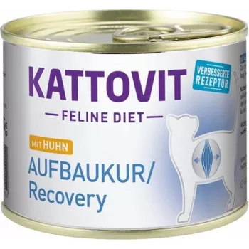 KATTOVIT Feline Diet Aufbaukur Recovery - Nassfutter für Katzen - 185 g
