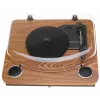 Analoger riemengetriebener Plattenspieler Adler AD 1914 mit USB-Anschluss, Keramikteller, Gleichstrommotor, 33 1/3 U/min, Bluetooth 5.4, Cinch-Ausgängen, eingebauten Lautsprechern