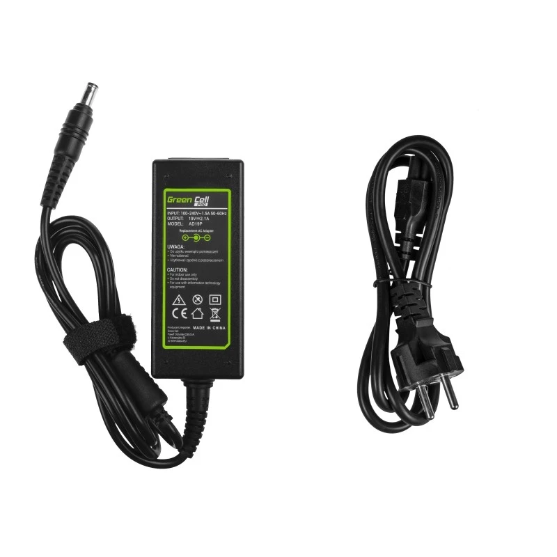 Indoor Power Adapter Grün Cell AD19P 40W Schwarz