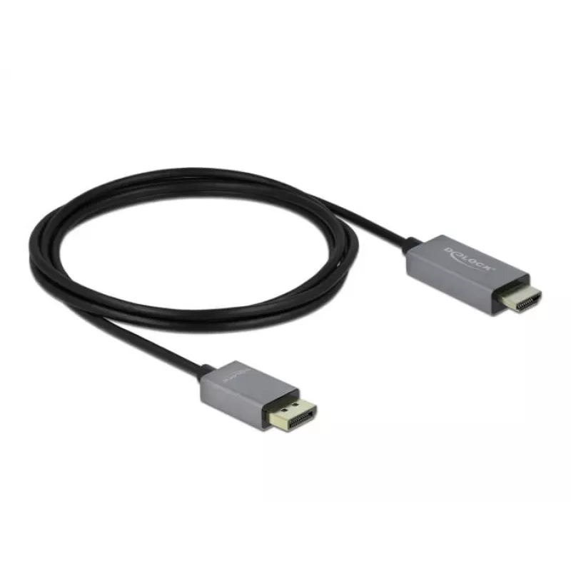 DisplayPort-zu-HDMI-Kabel DeLOCK Aktiv 1.4 4K 60Hz 2m
