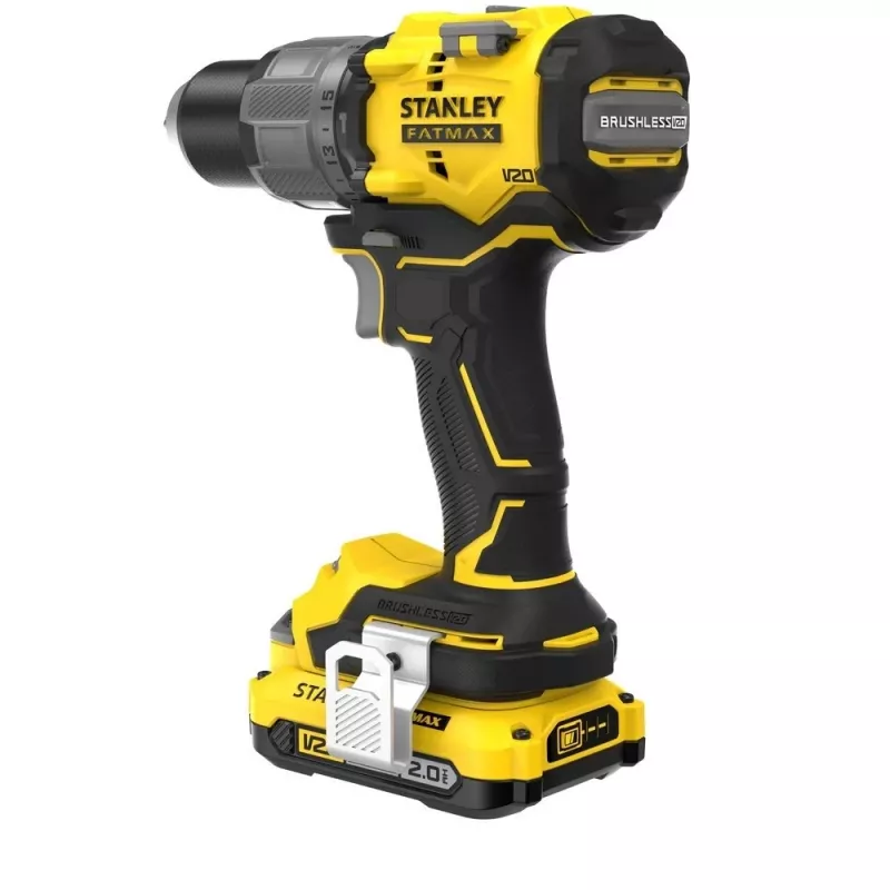 Akku-Bohrschrauber STANLEY FatMax V20 SFMCD726D2K 18V, 2x 2Ah Li-Ion, 80 Nm, 2-Gang, LED