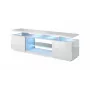 RTV-Schrank EVA 180x40x56 weiß/weiß glänzend