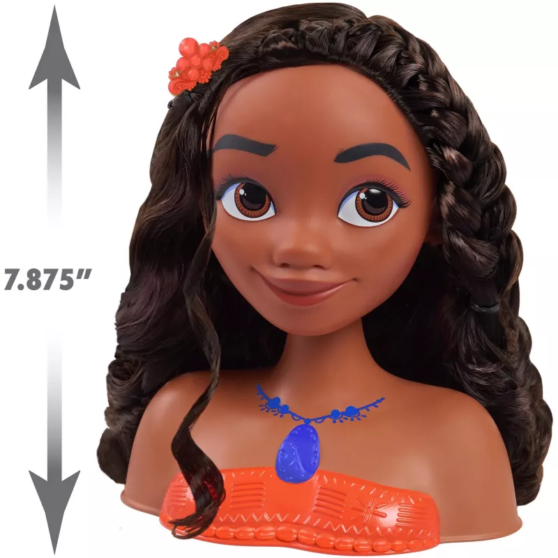 Disney Princess - Vaiana Styling Head, Schmink- und Frisierkopf