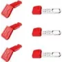 KNIPEX KN 00 63 06 TCR - 3 Stück jeweils ColorClip Rot + TetheredTool Clip (00 63 06 TCR)