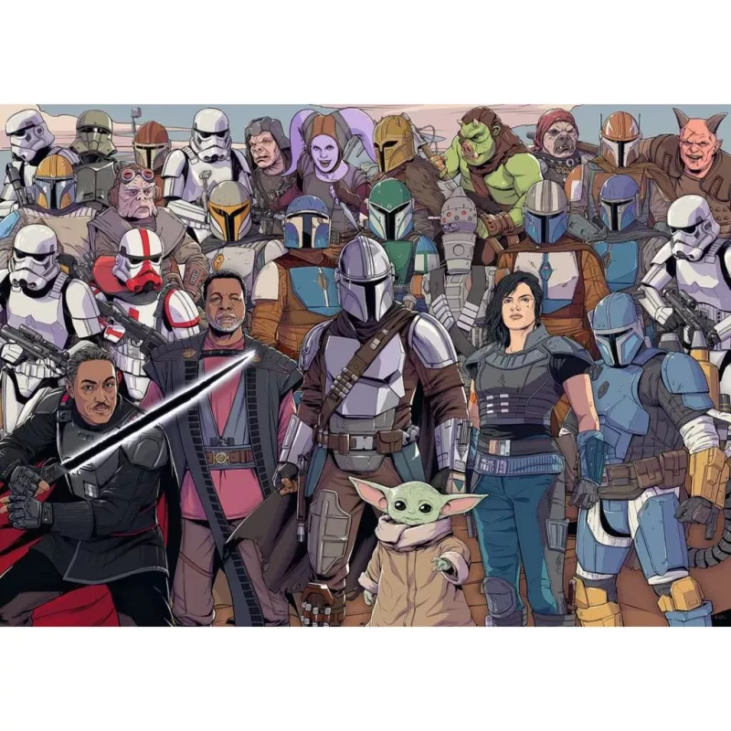Puzzle Ravensburger Mandalorian 1000 Teile – Star Wars 1000-Teile-Puzzle