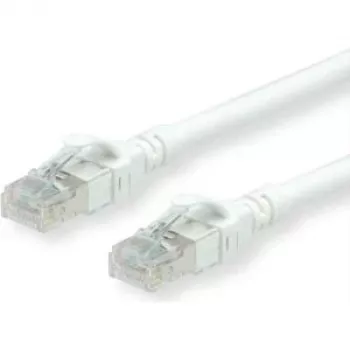 ROLINE - Patchkabel - RJ-45 (M) auf RJ-45 (M) - 5 m - UTP - CAT 6 - halogenfrei, vergossen, Litze - Weiß (21.15.2565)