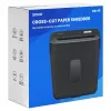 Aktenvernichter SAVIO ND-01, Kreuzschnitt 4 x 32 mm, 11 L Behälter, 230 W, schwarz, 72 dB
