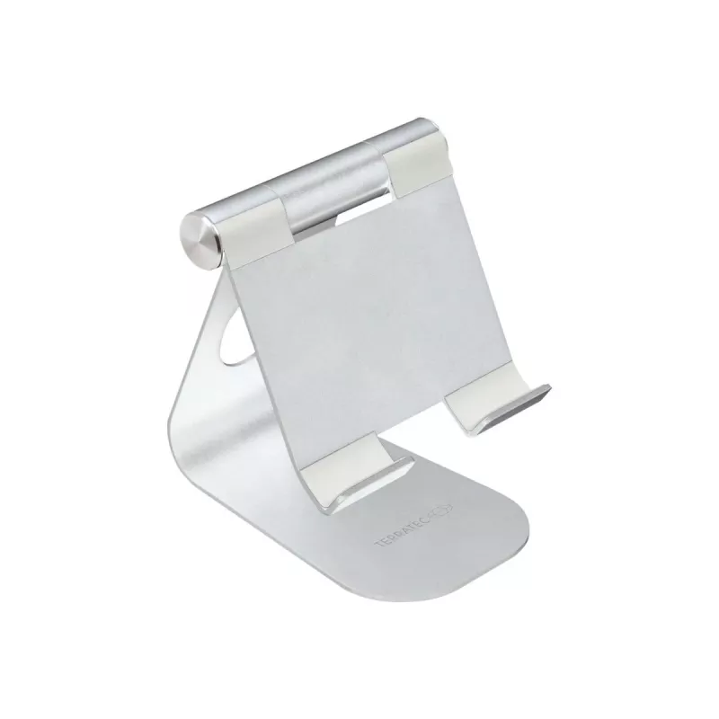 TERRATEC iTab M - Ständer für Smartphone / Tablet - Aluminium - Silber - Bildschirmgröße: 8,8-25 cm (3.5-10) - Tischständer (219728)