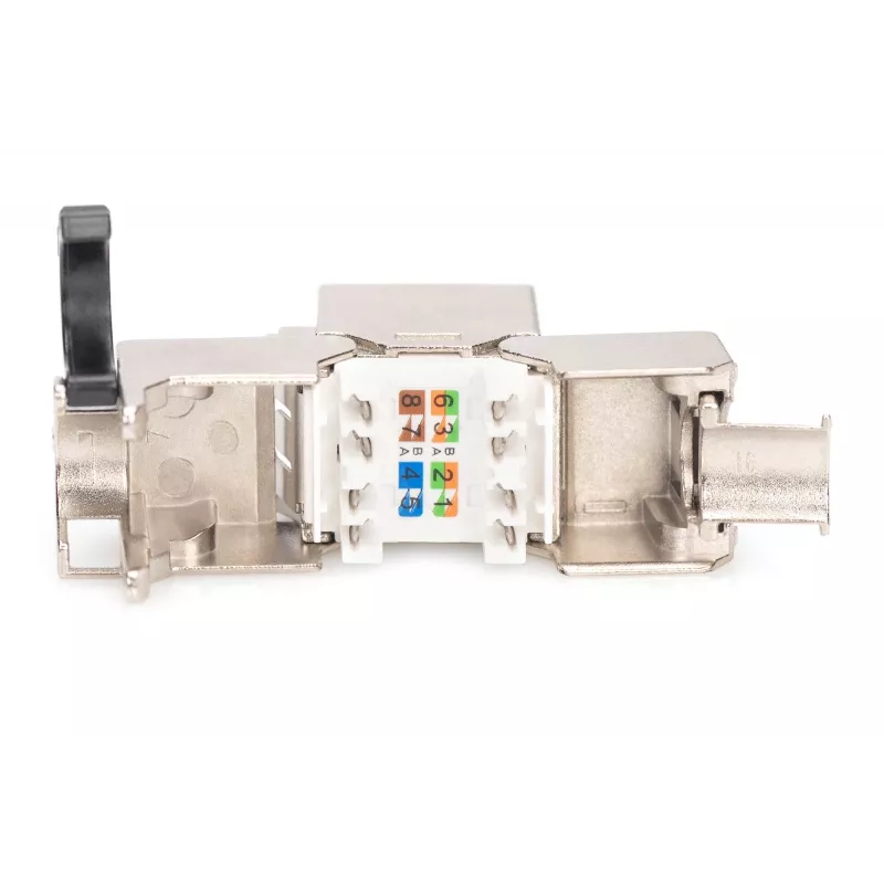 Keystone-Modul Digitus CAT 8.1 RJ-45 geschirmt flach weiß