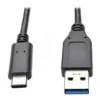 Tripp U428-003-G2 USB-C-auf-USB-A-Kabel (Stecker/Stecker) - USB 3.2 Gen 2 (10 Gbit/s) - Thunderbolt 3-kompatibel - 0,91 m - 1,83 m - USB C - USB A - USB 3.2 Gen 2 (3.1 Gen 2) - Male/Male