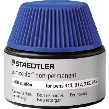 Staedtler Lumocolor 487 15-3 Nachfüllstation für nicht permanente Marker, Blau