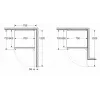 Kühl-Gefrier-Kombination Bosch Serie 4 KGN497ICT 440 l C Edelstahl