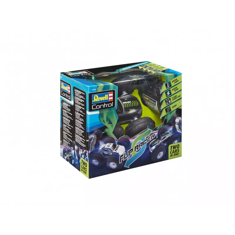 Revell Control 24634 Stunt Car FlipRace Einsteiger-Elektro-RC-Monstertruck mit Allradantrieb (24634)