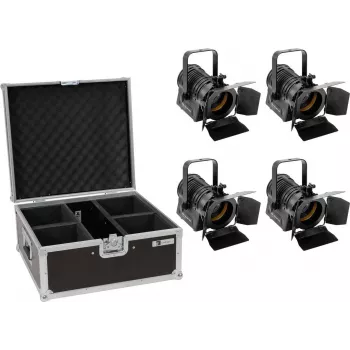 EUROLITE Theater Spot AKKU THA-20PC TRC 4x Batteriebetrieben – Tragbarer batteriebetriebener LED-Scheinwerfer