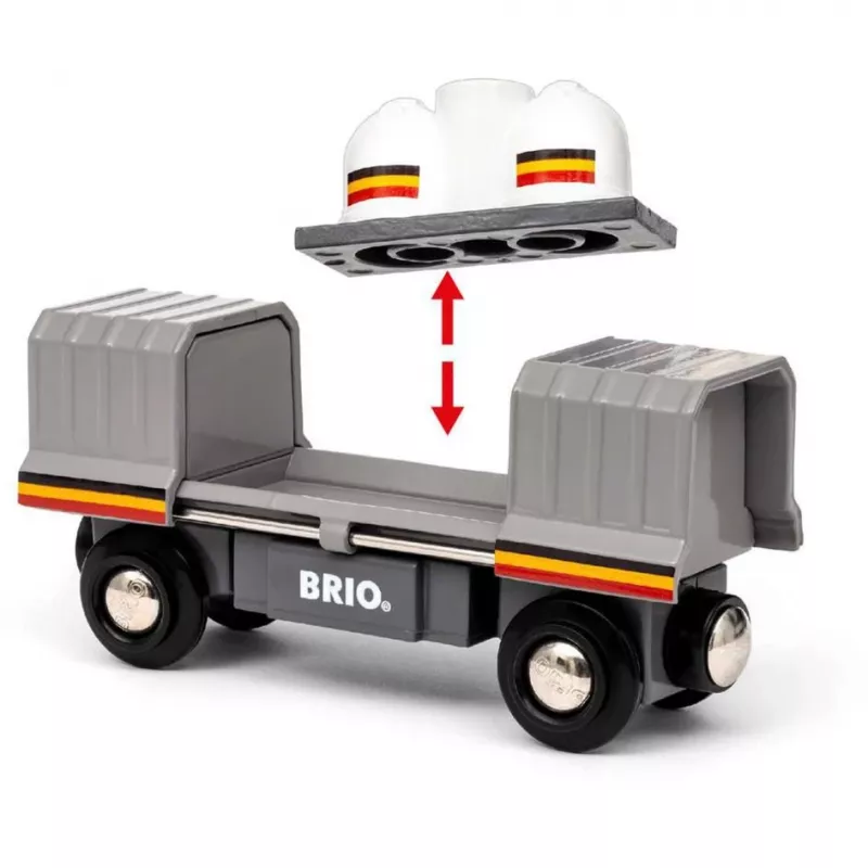 Train BRIO World Santa Fe Train Trains of the World Mehrfarbig