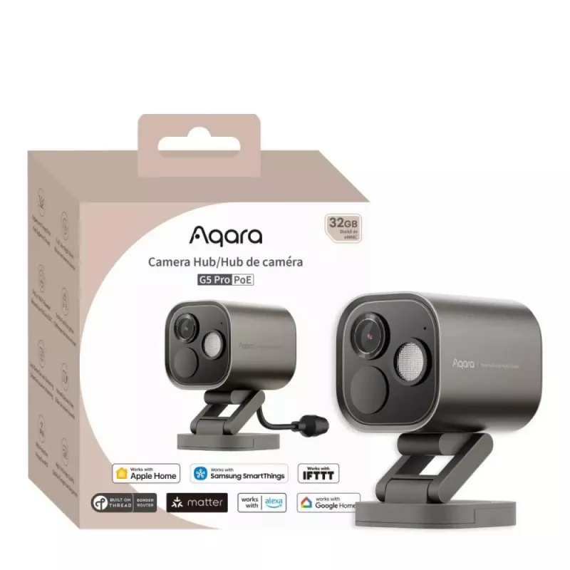 Aqara Camera Hub G5 Pro (PoE) Grau