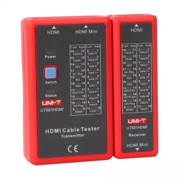 HDMI-Kabeltester No name UT681HDMI — HDMI-Durchgangs- und Verdrahtungsprüfung