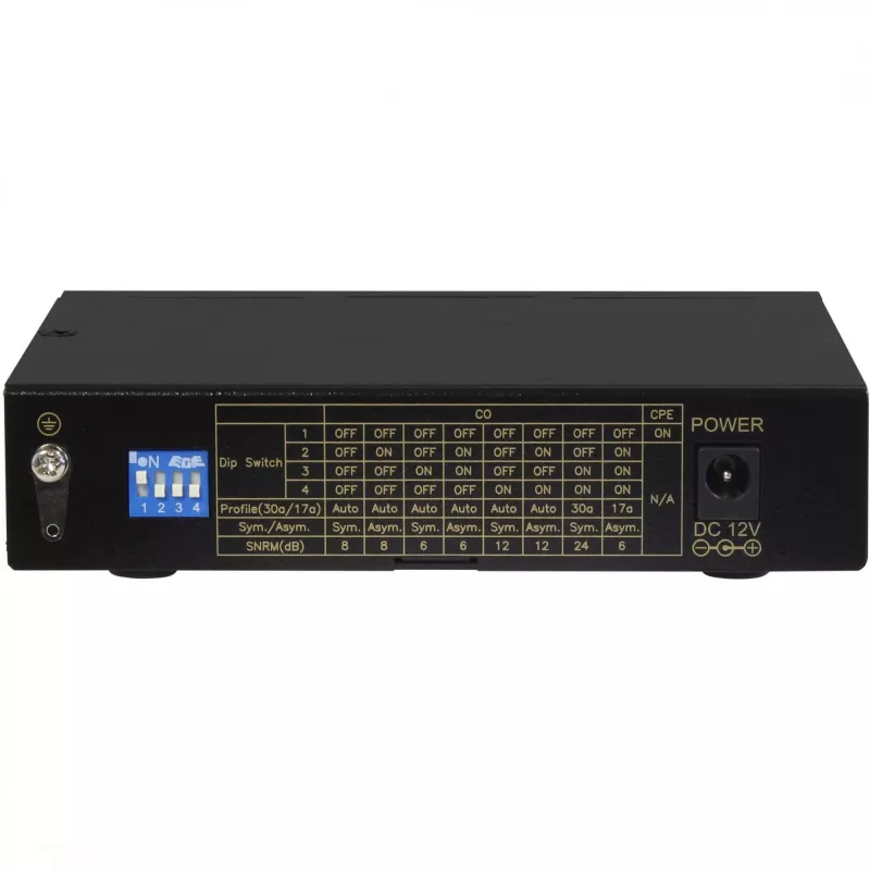 Modem ALLNET ALL-MC116VDSL2 160 Mbit/s 2x RJ45 SFP Schwarz