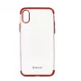 Cover Tellur iPhone X Rot Transparent