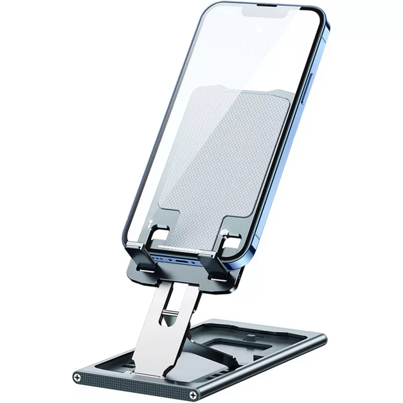 Passiver Halter Inter-Tech MTS-105 für Handy Smartphone Tablet UMPC Grau