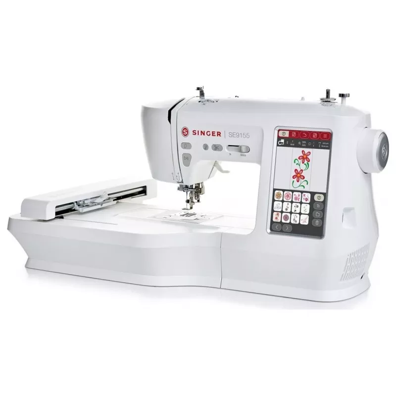 SINGER Stickschneidemaschine SE9155 Elektrischer Strom Weiß