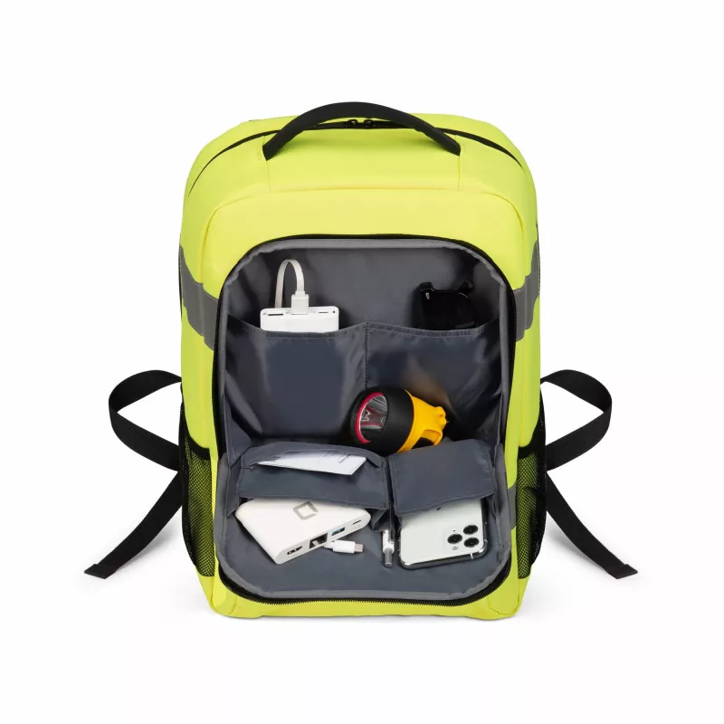 Backpack DICOTA P20471-17 Rucksack Schwarz Grau Gelb