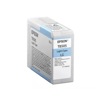 Epson Einzelpackung Light Cyan T850500, Light Cyan, Pigmenttinte, 80 ml, 1 Stück