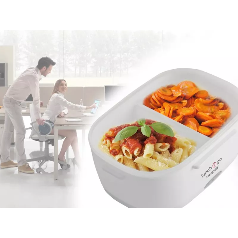 Elektrische Lunchbox Beper 90.920G – 1 L Speisewärmer, gelb
