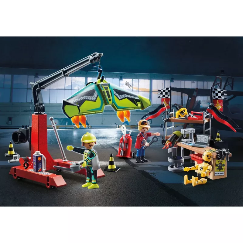 70834 Air Stuntshow Servicestation, Konstruktionsspielzeug