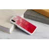 Handyhülle iKins für iPhone XS / iPhone X — Pink Lake White Schutzhülle