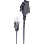 Telefonkabel shiverpeaks BS12-09015 0.5 m Schwarz