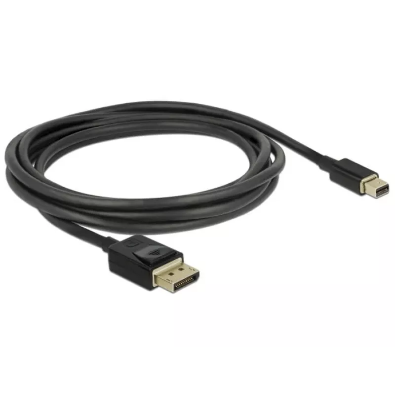 DeLOCK - DisplayPort-Kabel - DisplayPort (M) auf Mini DisplayPort (M) - 2 m - Schwarz - 8K-Unterstützung