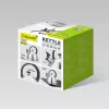 Wasserkocher Maestro MR1302 Edelstahl 2,5 L, induktionsgeeignet, Klappdeckelpfeife, schwarzer Griff