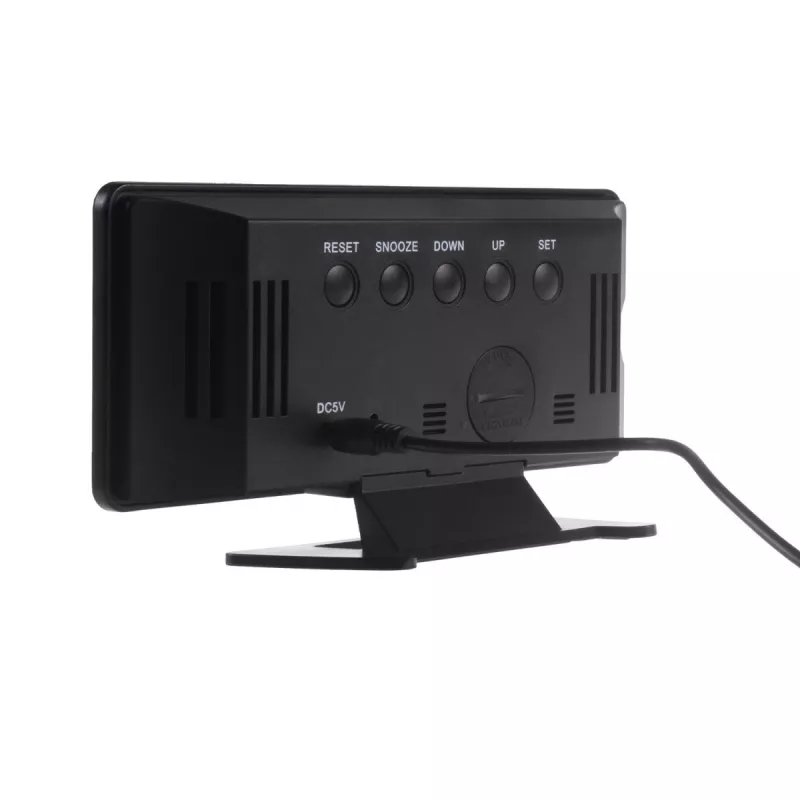Digitaler LED-Wecker GreenBlue GB395 mit Temperaturanzeige