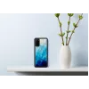 Schutzhülle iKins für Samsung Galaxy S20 — blauer See schwarzes Finish