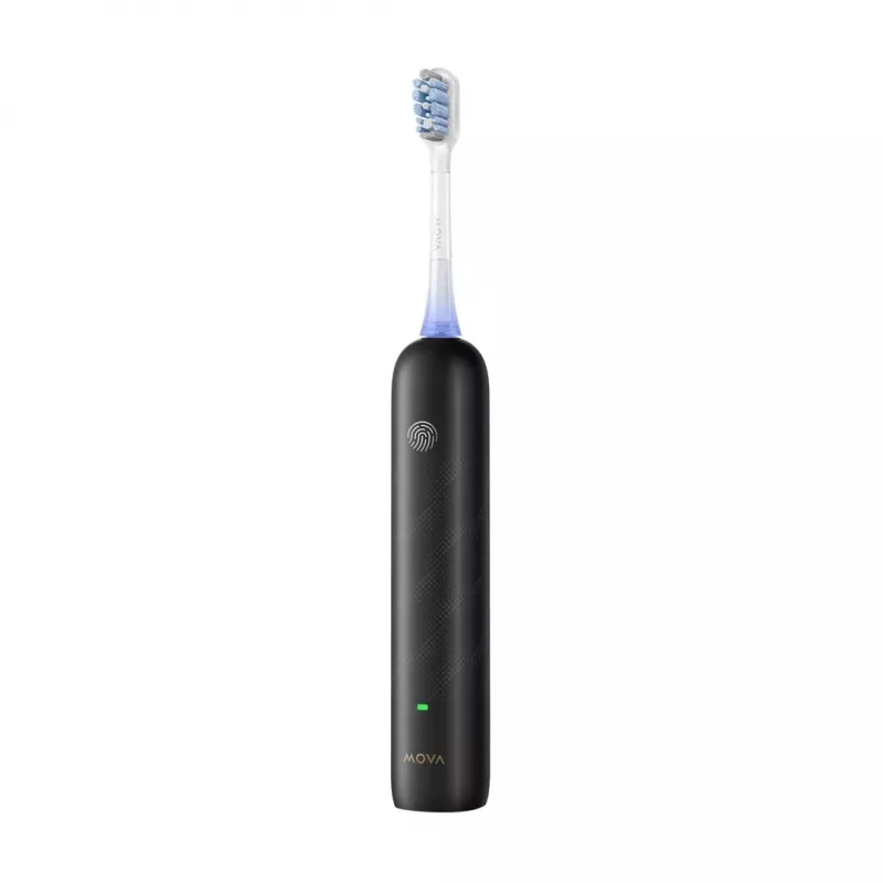 Elektrische Schallzahnbürste MOVA Fresh Pro Adult Schwarz mit integriertem Li‑Ion-Akku, 4 Putzmodi