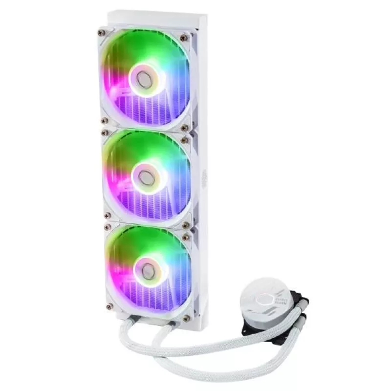 Flüssigkeitskühlsatz Cooler Master MasterLiquid 360L Core ARGB Weiß 12 cm Lüfter