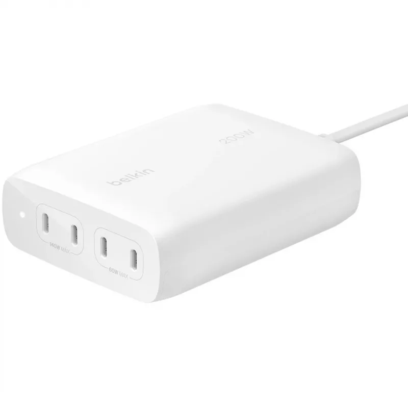 Belkin WCH010VFWH Ladegerät für Mobilgeräte Weiß Innenbereich