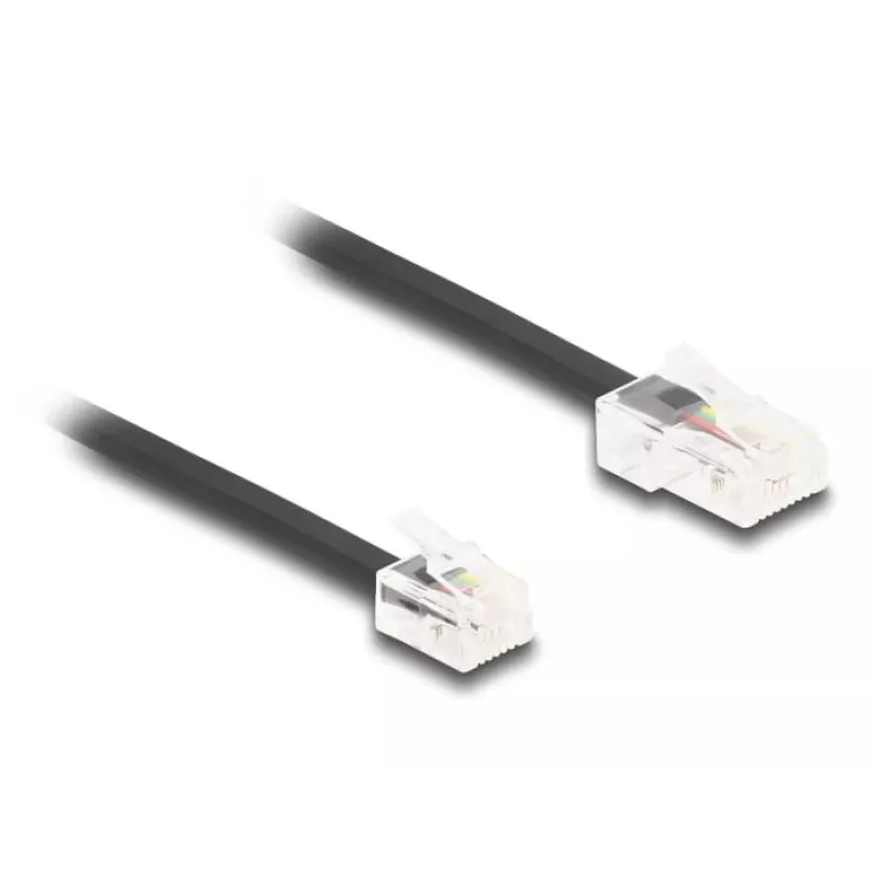 Telefonkabel DeLOCK 88036 RJ45 auf RJ11 2 m Schwarz