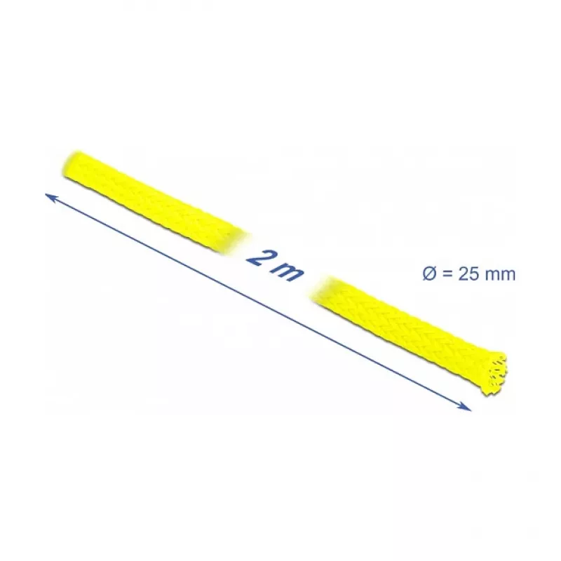 Kabelhülle DeLOCK 20750 Gelb