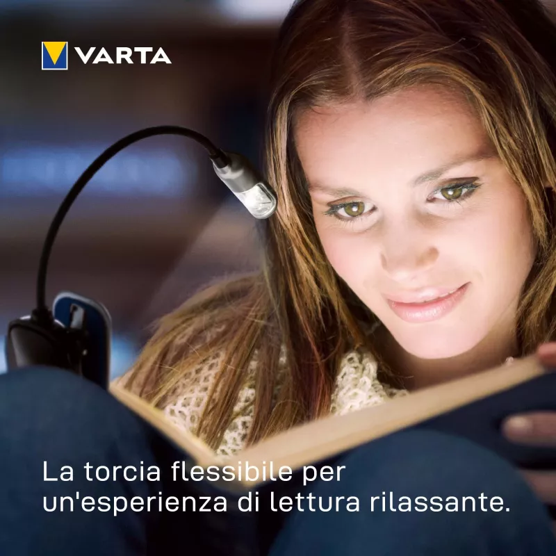 Varta 16618 - Clip-Taschenlampe - Schwarz - Silber - Kunststoff - LED - 1 Lampe - 9 lm