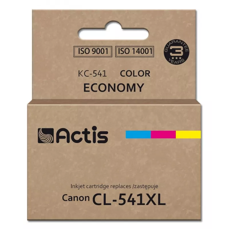 Actis KC-541 Tinte für Canon Drucker (Ersatz für CL-541XL) Supreme, 18 ml, Blau, Gelb, Magenta.