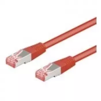 Wentronic Goobay CAT 6 Patchkabel, S/FTP (PiMF), Rot, 30 m - LSZH Halogenfrei, Kupfer (68286)