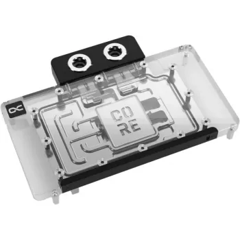 Grafikkarten-Wasserkühler Alphacool RTX 5080 Phoenix Transparent Silber mit Backplate