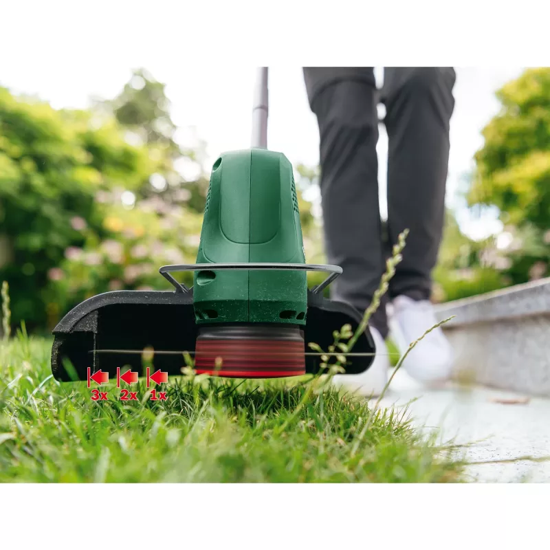 Akku-Rasentrimmer EasyGrassCut 18-260, 18 Volt (Grün/Schwarz, 2x Lithium-Ionen-Akku 2,0Ah, POWER FOR ALL ALLIANCE)