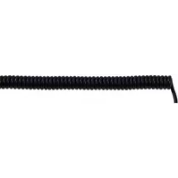 LAPP 73220243 Spiralkabel UNITRONIC® SPIRAL 1200 mm / 1600 mm 2 x 0,25 mm² Schwarz 5 Stück (73220243)