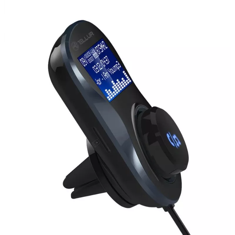 Tellur FMT-B4 Bluetooth-FM-Transmitter, microSD, Schwarz