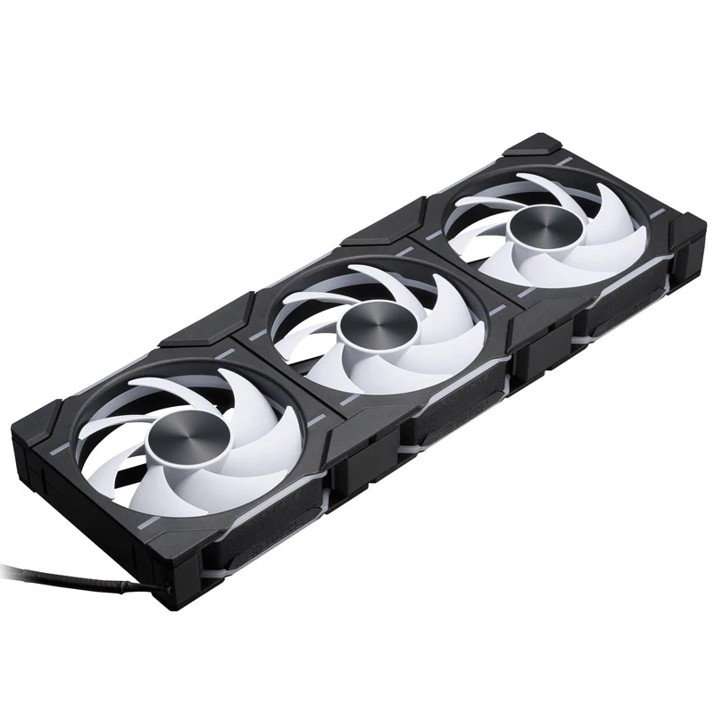 Phanteks D30 120mm ARGB PWM Gehäuselüfter - Schwarz, 3er-Pack